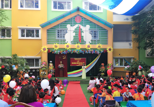 Trường Mầm non Phúc Lợi tưng bừng tổ chức Lễ khai giảng  năm học  2018 – 2019